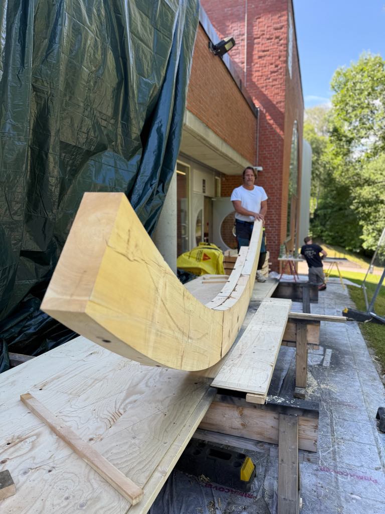 Nytt vannhjul på Teknisk museum ved Akerselva 